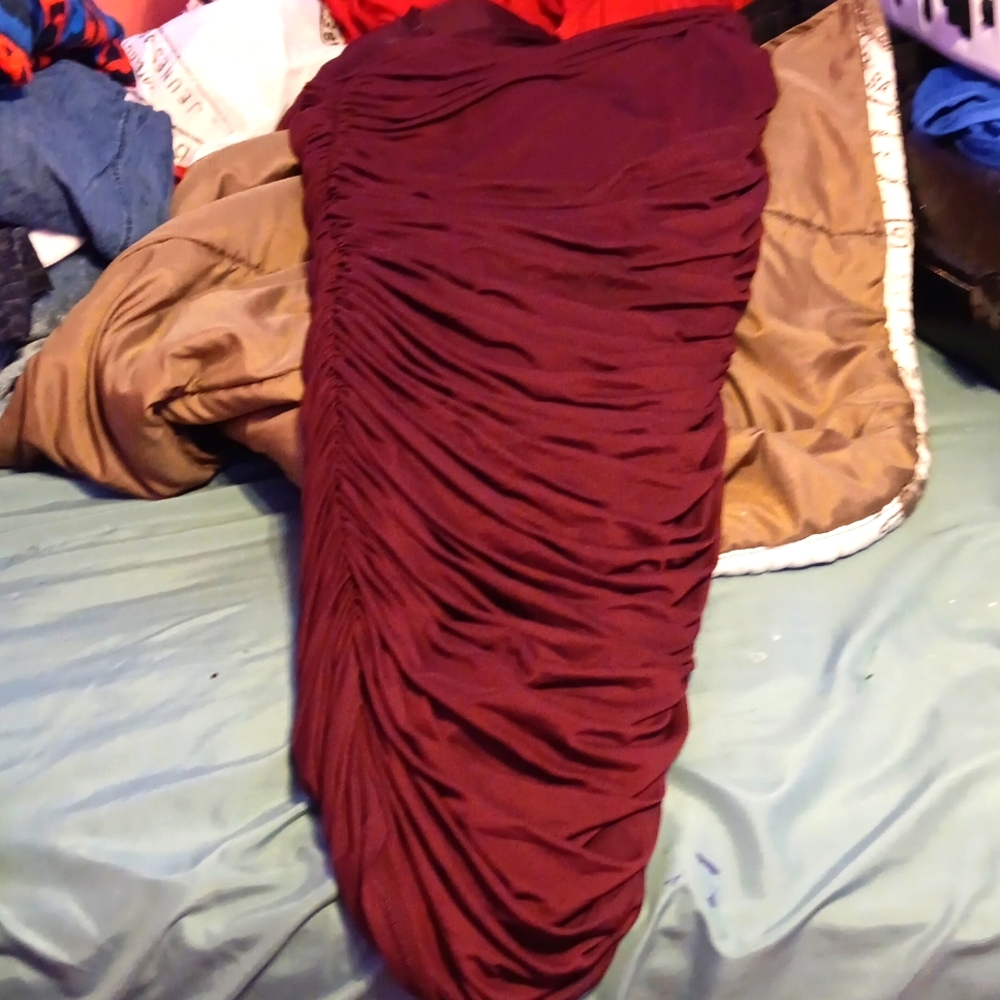 Strapless dress
